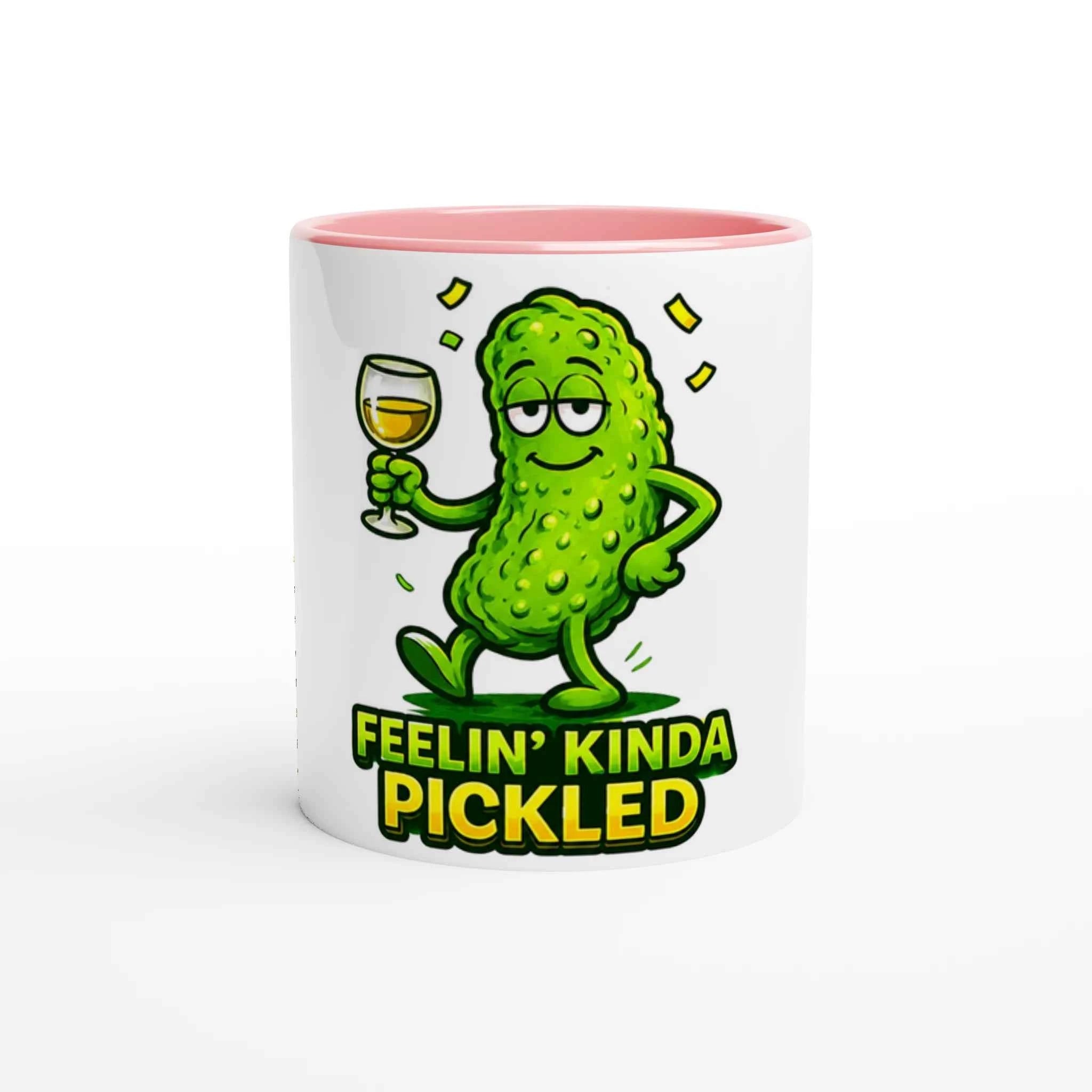 Feelin Kinda Pickled 11oz Coffee Mug with Color Inside