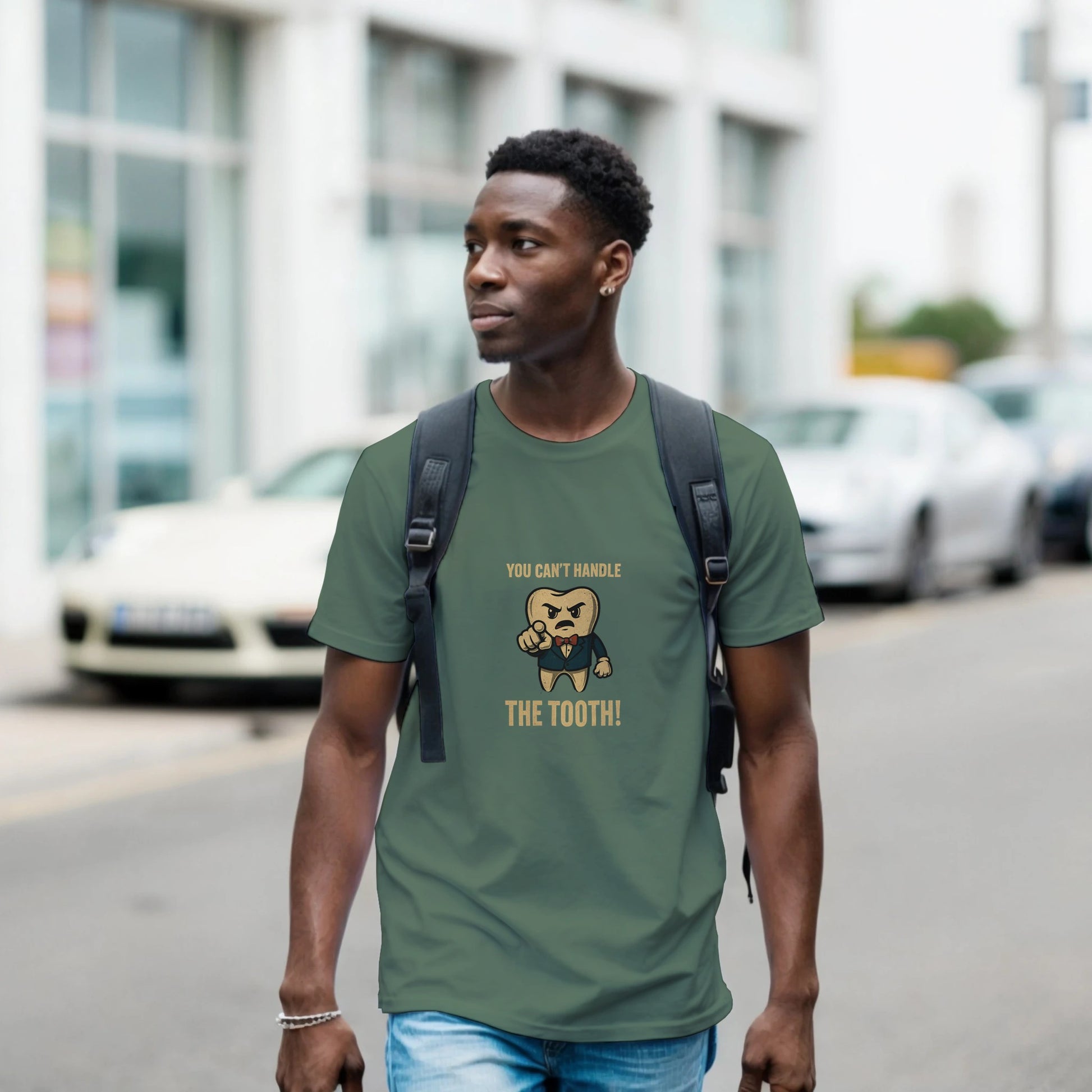 You Can’t Handle the Tooth T-Shirt – Funny Dental Tooth Shirt - F4 Custom Prints