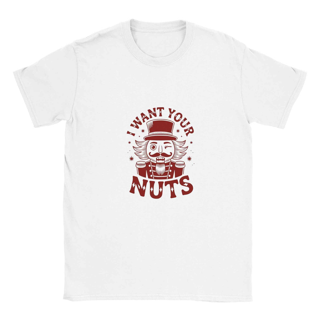 Witty Nutcracker Christmas Tee – Festive Holiday Graphic Tee for Bold Style & Comfort