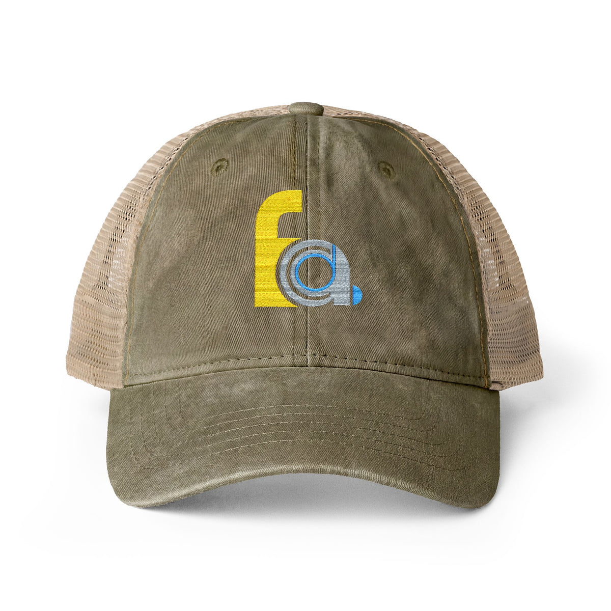 FACD Logo Women’s Embroidered Mesh Hat | Ponytail Cap