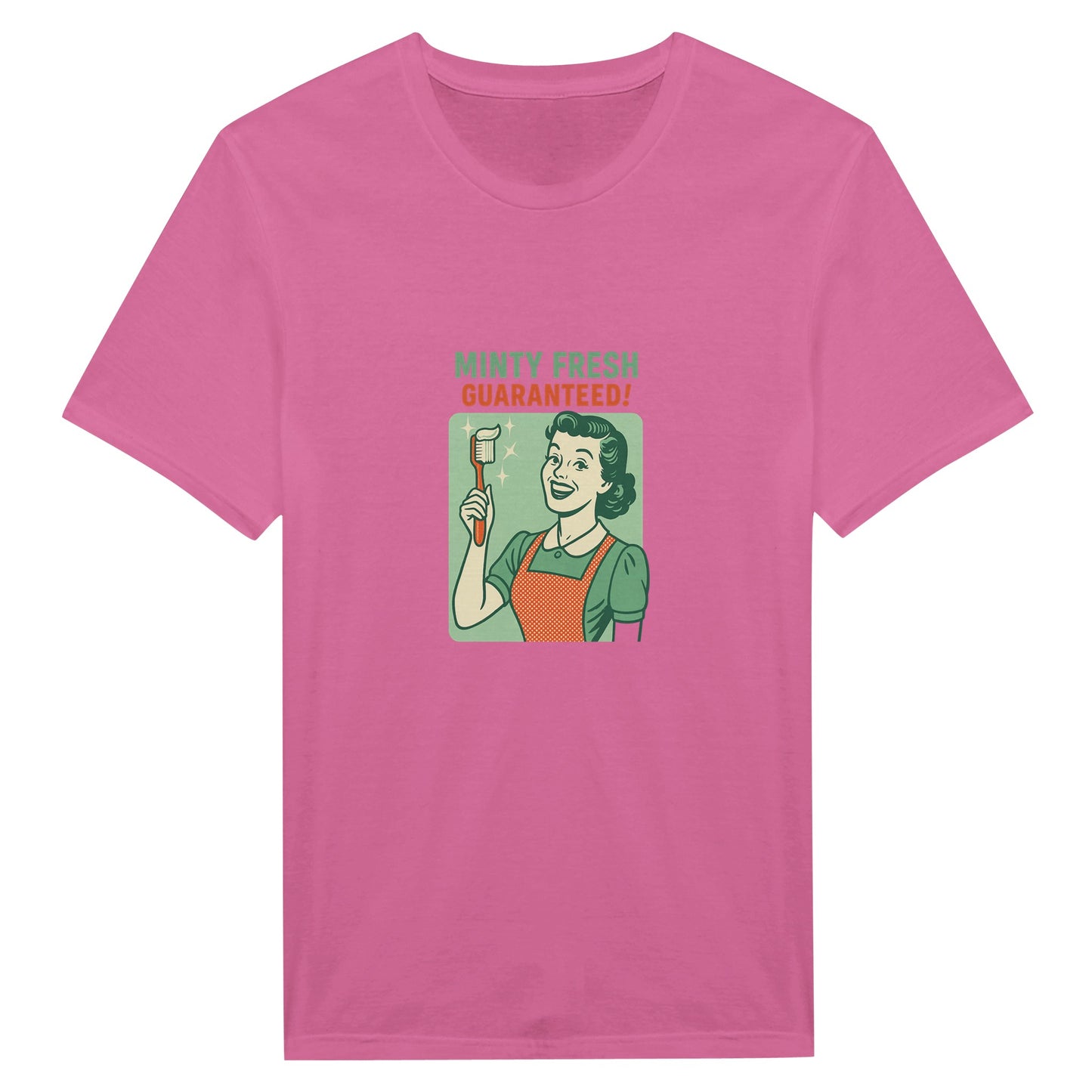 Minty Fresh Retro T-Shirt – Vintage Dental Humor Tee - F4 Custom Prints