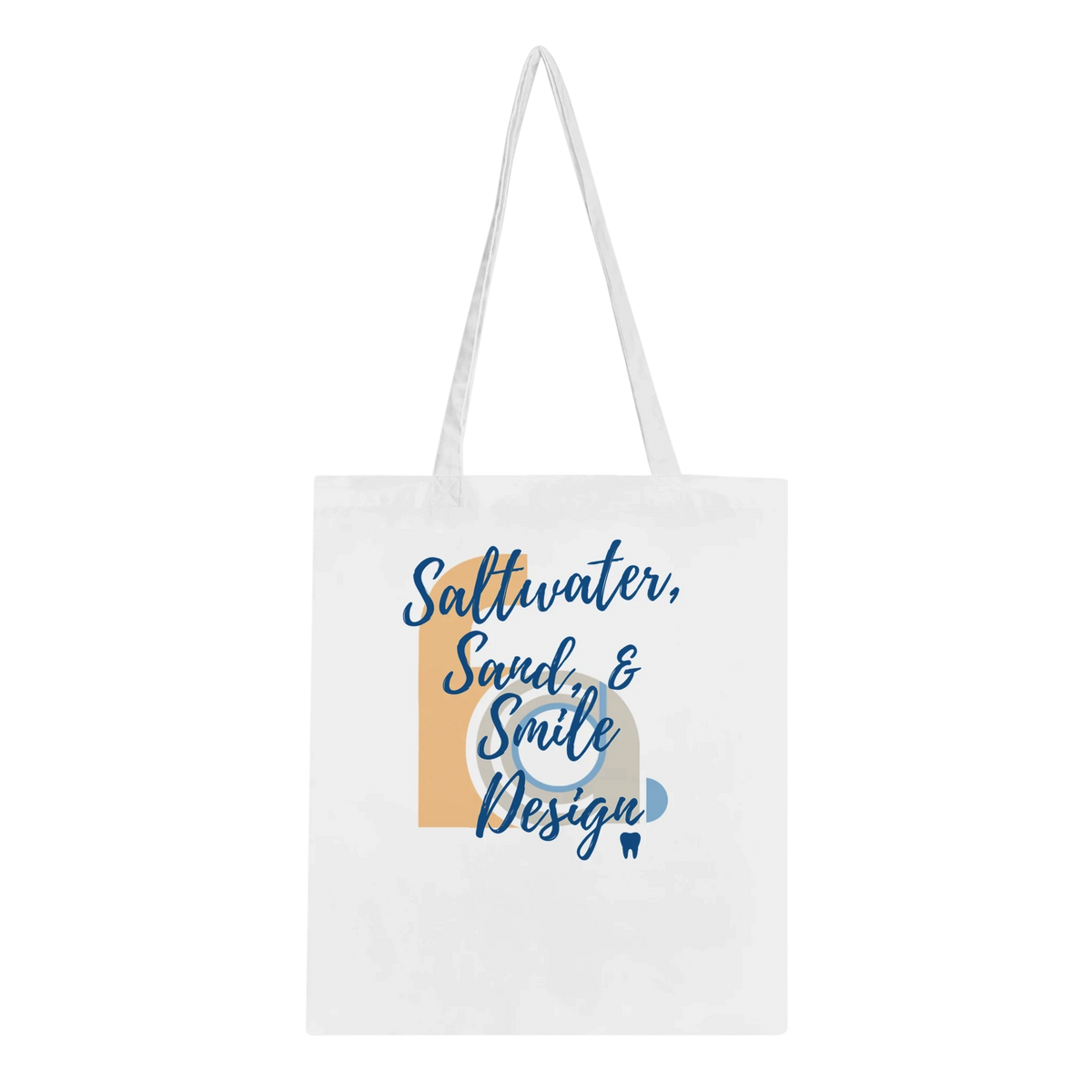 FACD Saltwater Sand Smile Design Tote Bag