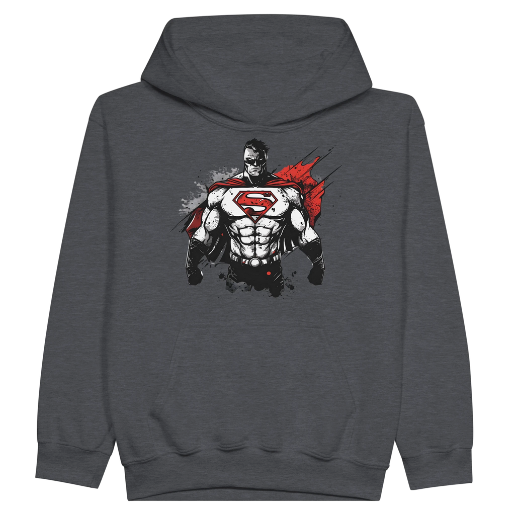 Kids Shadow Superman Hoodie