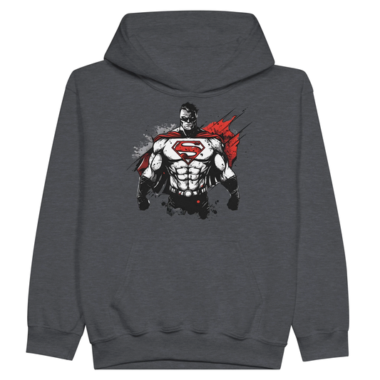 Kids Shadow Superman Hoodie