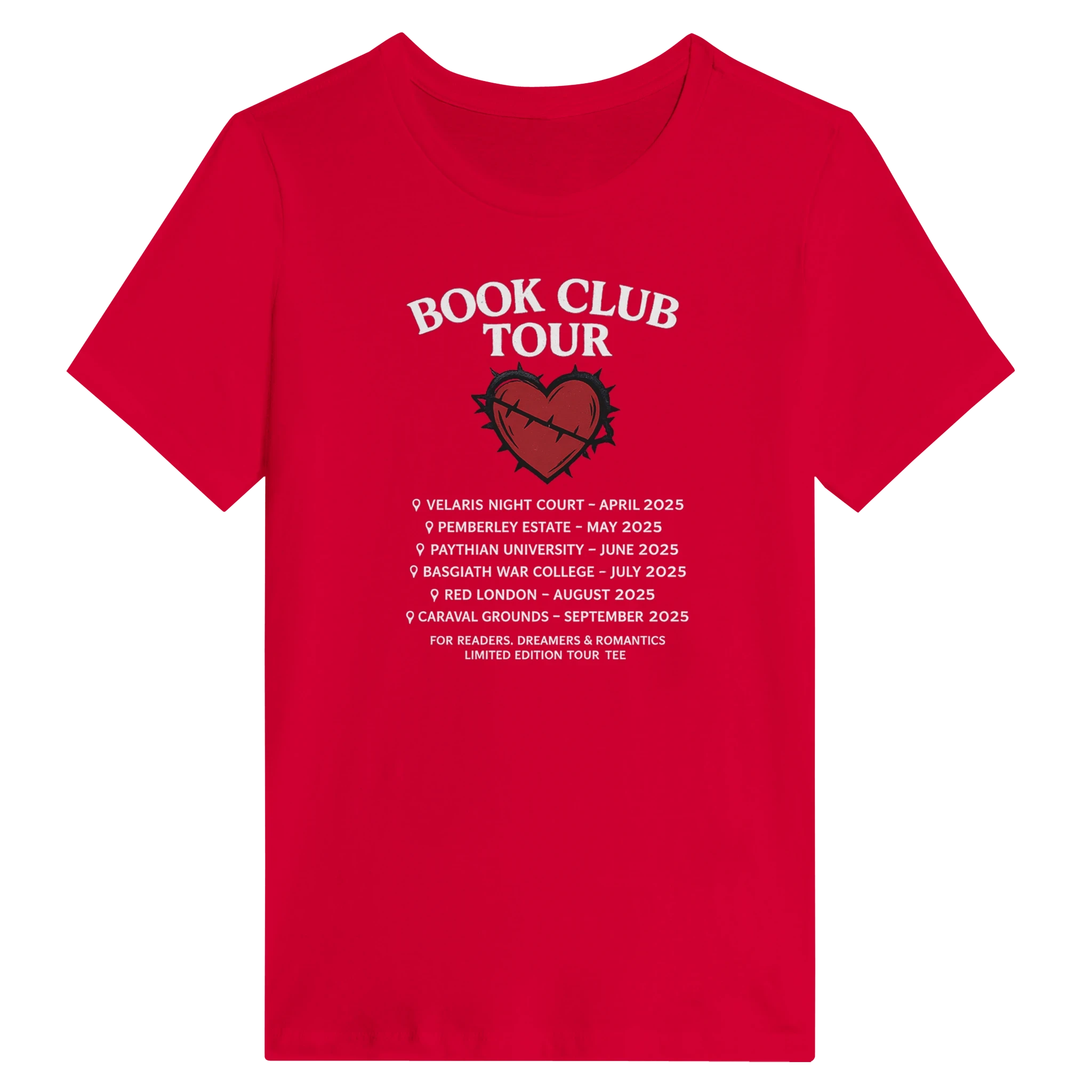Women’s Fantasy Book Tour T-Shirt