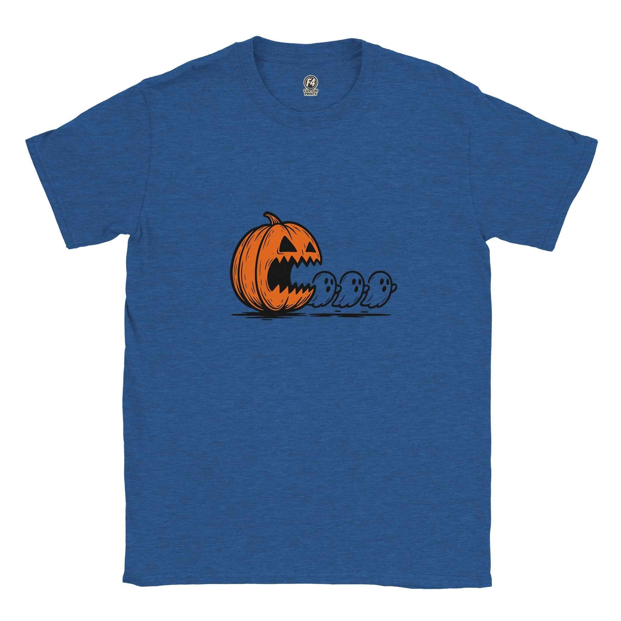Chomped by the Pumpkin – Funny Halloween Ghost Chase T-Shirt