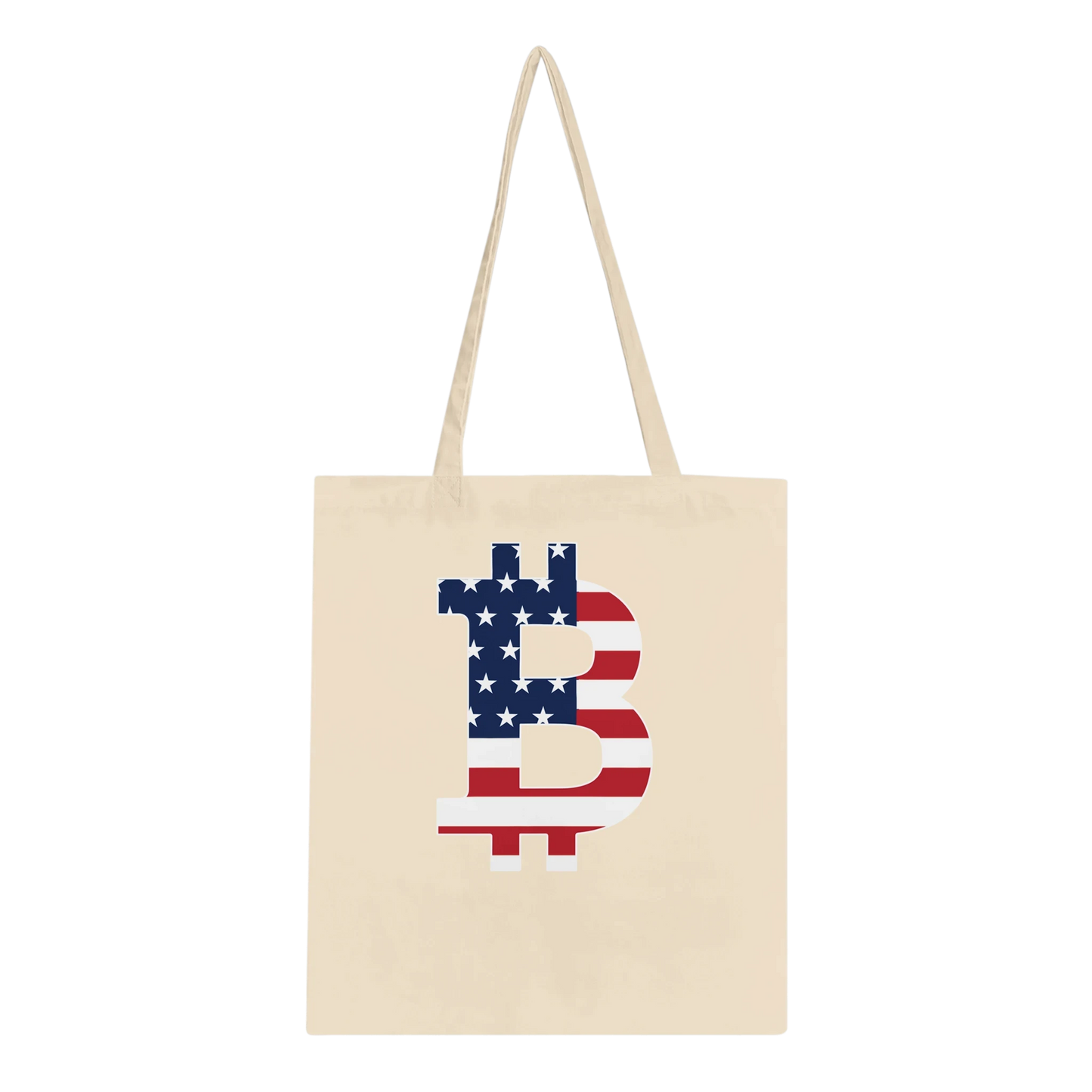 American Flag Bitcoin Tote Bag