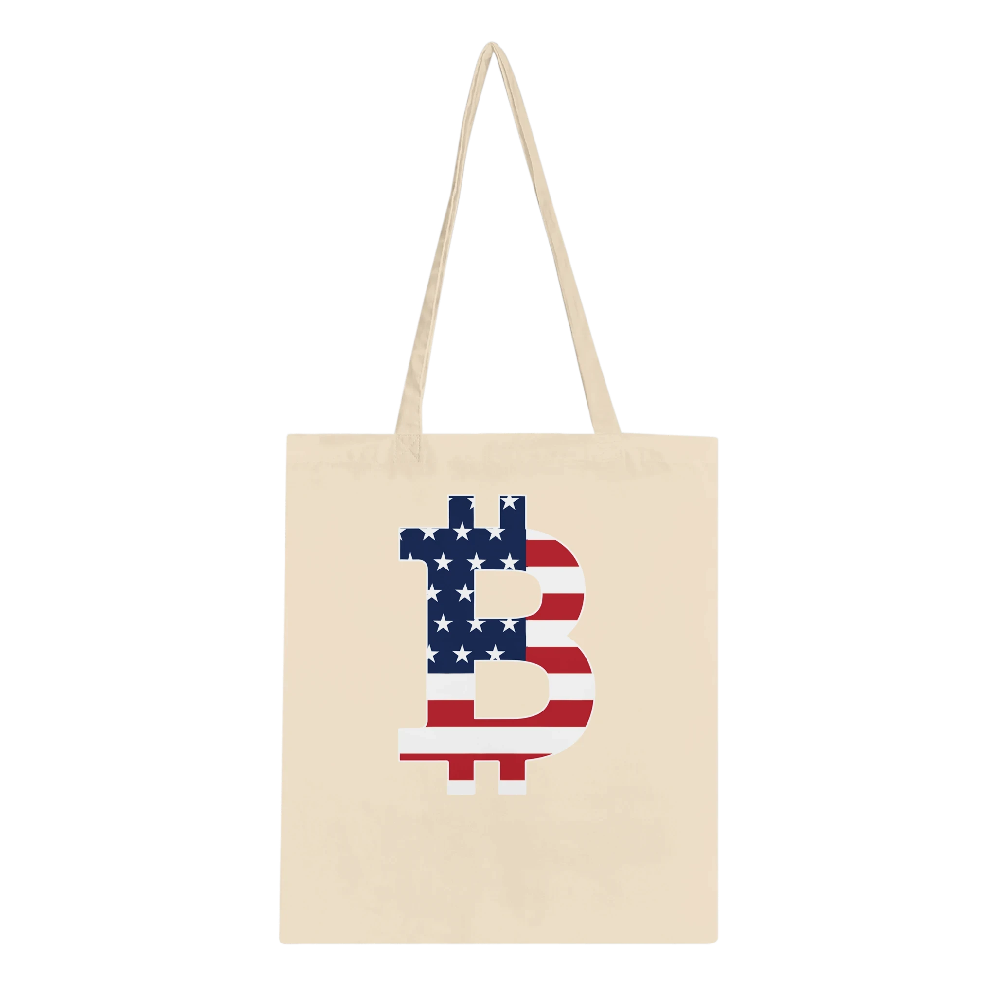 American Flag Bitcoin Tote Bag