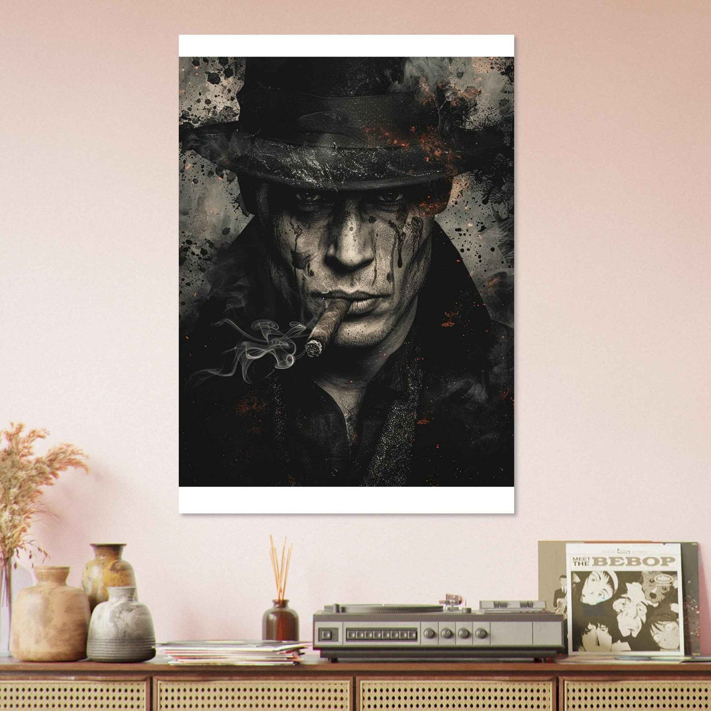 "Noir Enigma" Poster – Gritty, Cinematic Wall Art for Modern Spaces (Multiple Sizes Available)