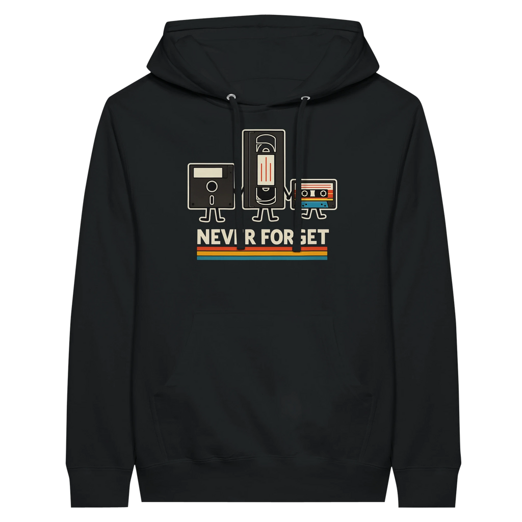 Retro Tech Squad Never Forget Hoodie