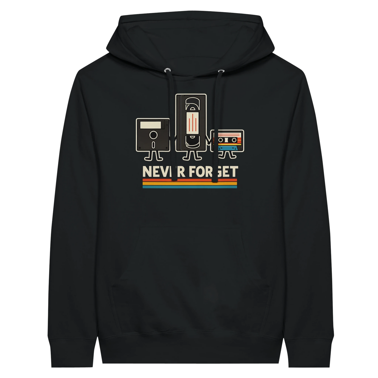 Retro Tech Squad Never Forget Hoodie