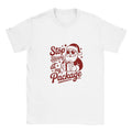 Stop Staring at My Package Santa Tee – Funny Christmas Holiday Graphic T-Shirt