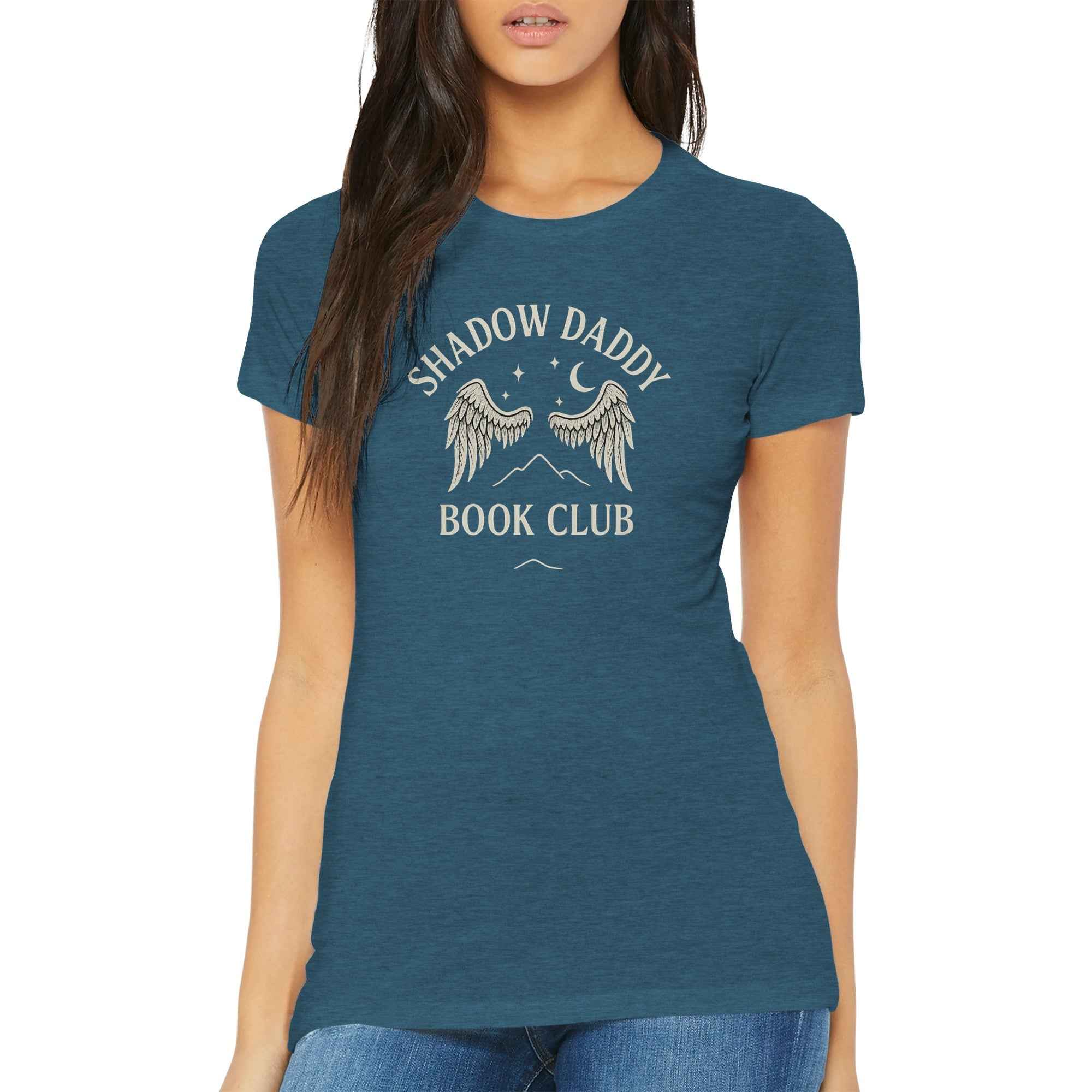 Shadow Daddy Book Club T-Shirt | Dark Romance Reader Tee | Fantasy Bookish Aesthetic Shirt