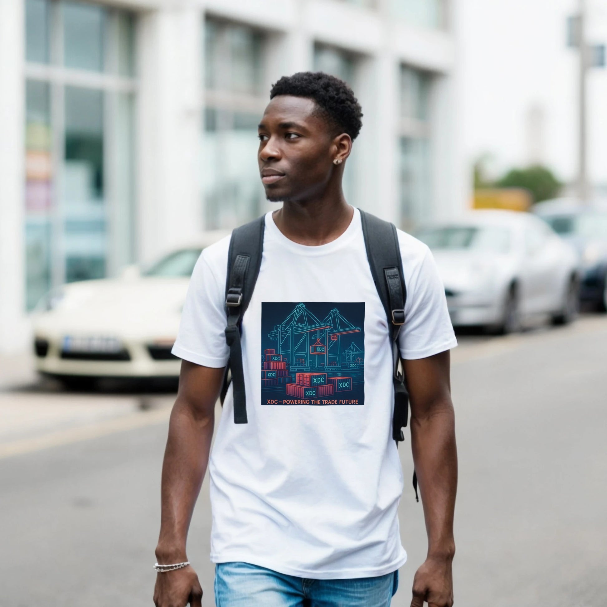 XDC Network Retro T-Shirt – Digital Trade Future Crypto Tee - F4 Custom Prints