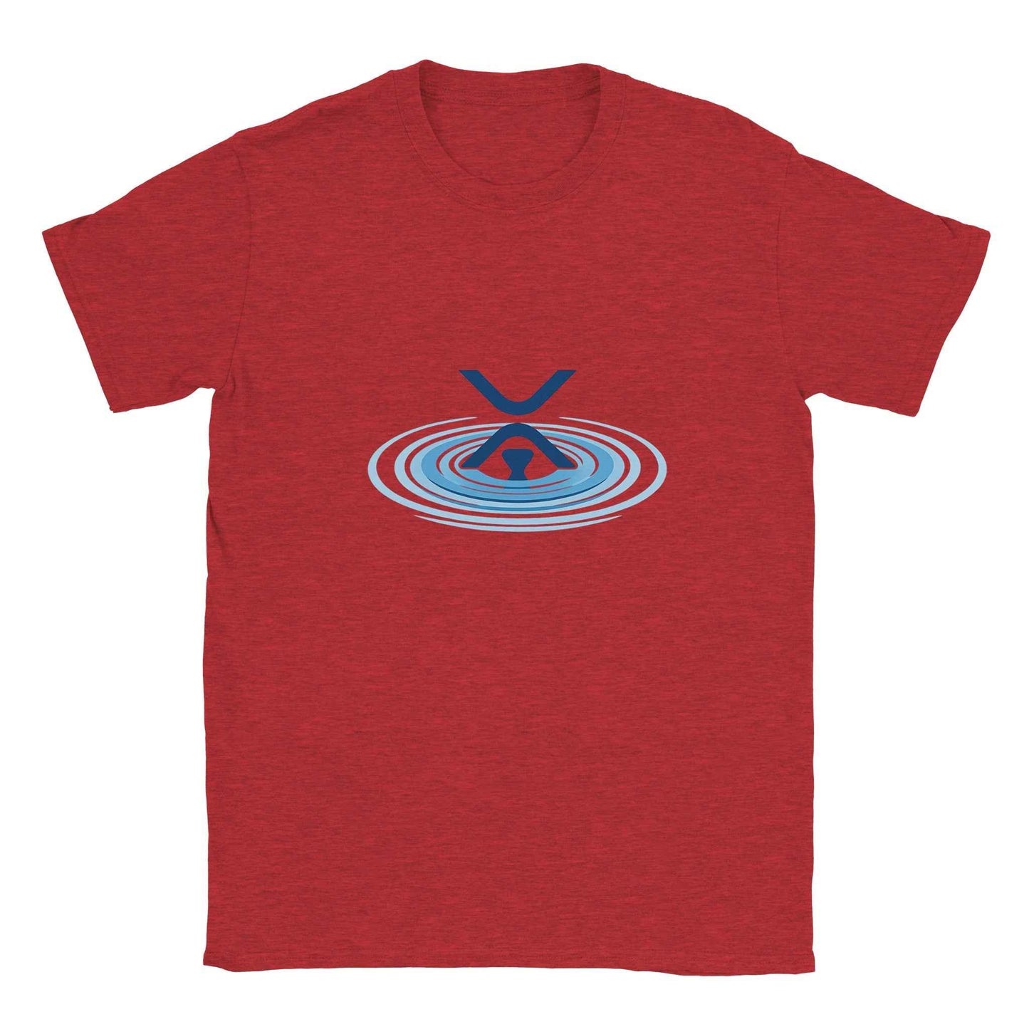 XRP Ripple T-Shirt – Ripple Effect Crypto Design in Your Choice of Eleven Shades