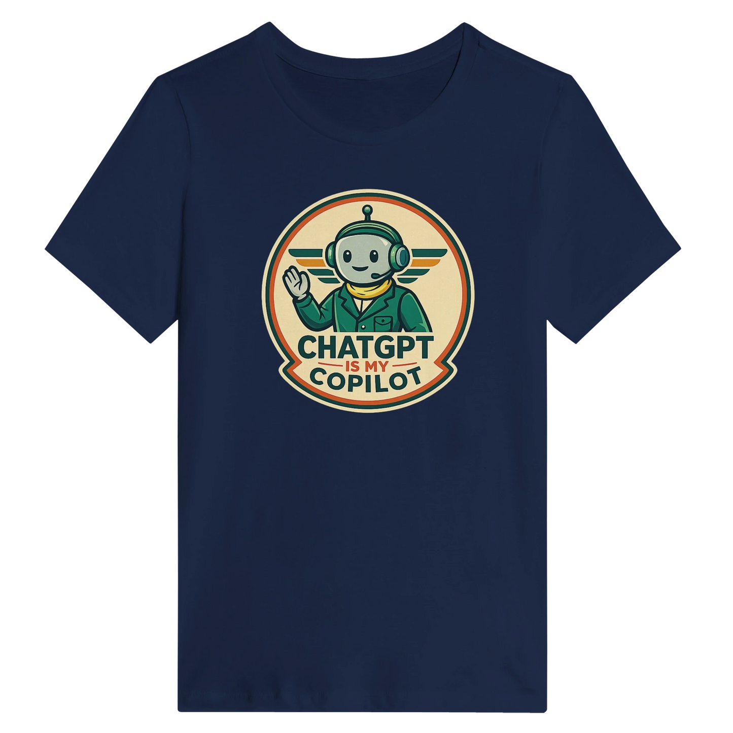 Women’s AI Co-Pilot Retro Tech T-Shirt
