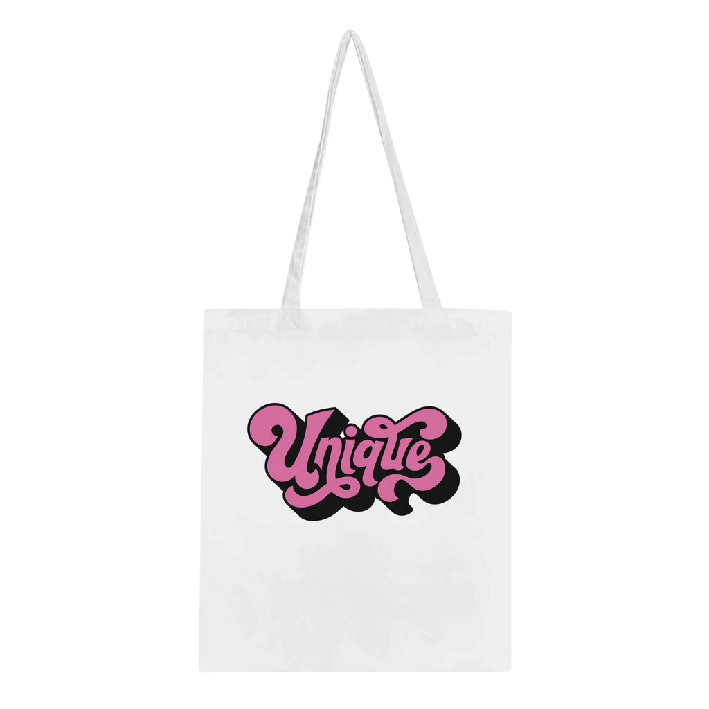 Unique Script Tote Bag