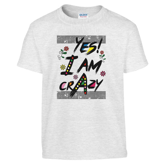 Abstract Kids T-Shirt – Dynamic Rainbow Shapes & Patterns in Your Choice of Bright Colors