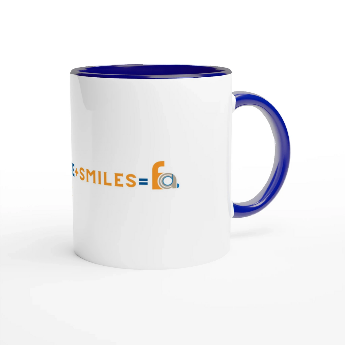 Art + Science + Smiles = FACD 11oz Coffee Mug with Color Inside