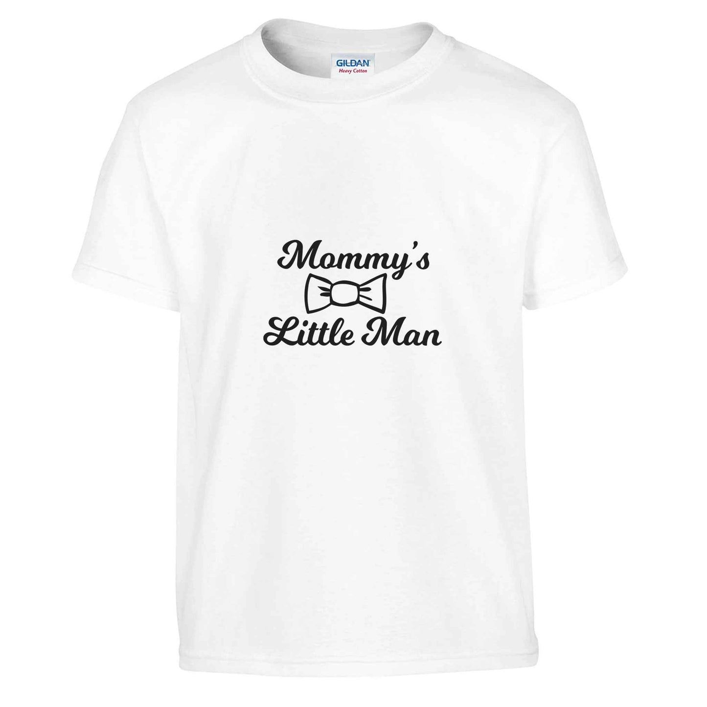 Mommy's Little Man Kids T-Shirt – Adorable Bow Tie Graphic for Your Dapper Darling