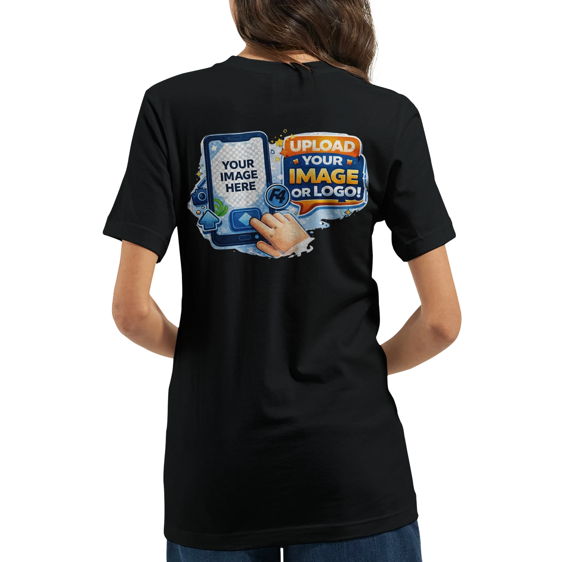 Custom Logo T-Shirt – Front & Back Print