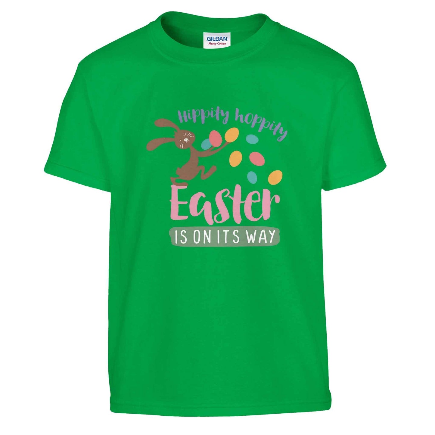 Easter Bunny Kids T-Shirt – Hippity Hoppity Fun in Your Choice of Colors and Sizes