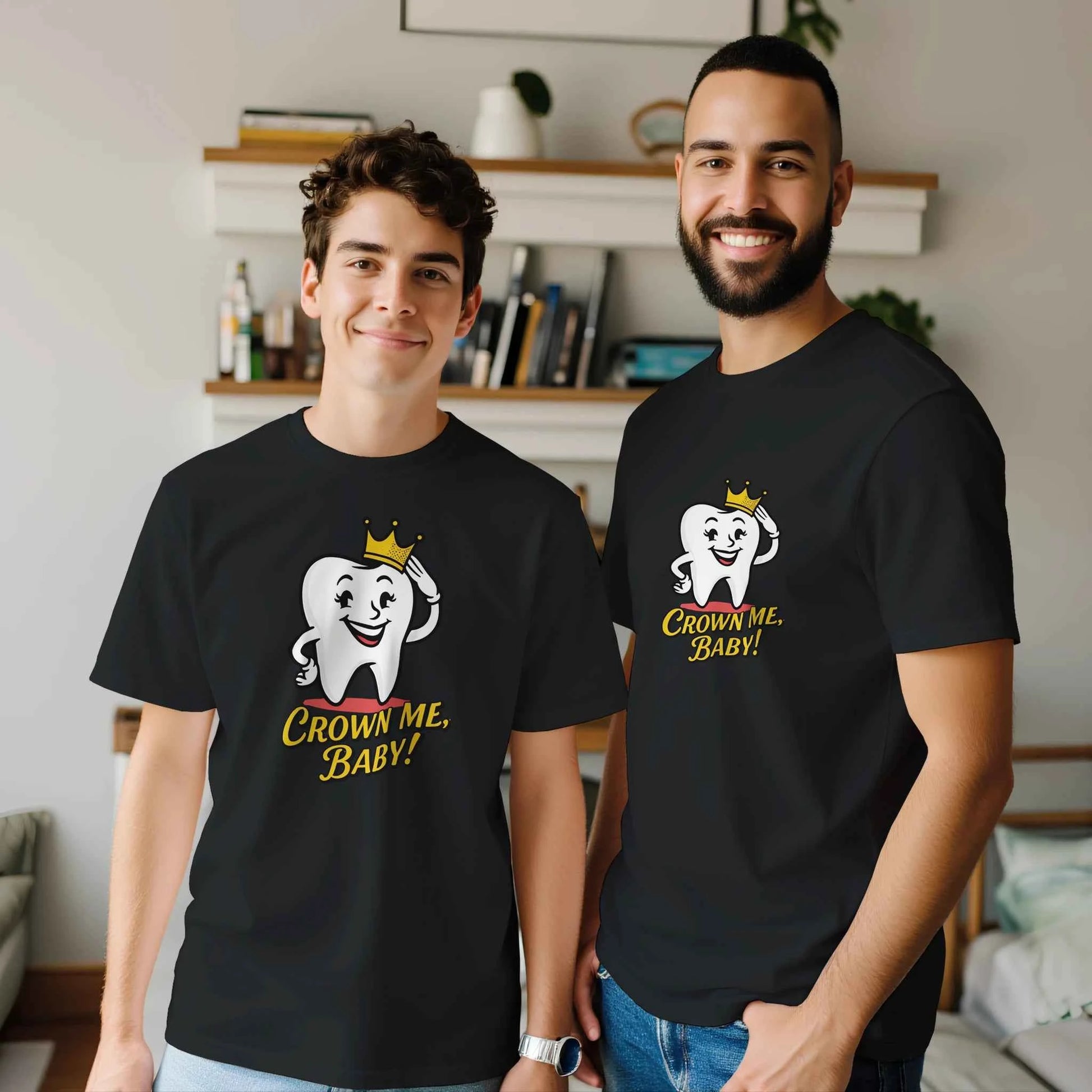 Crown Me Baby Retro Tooth T-Shirt