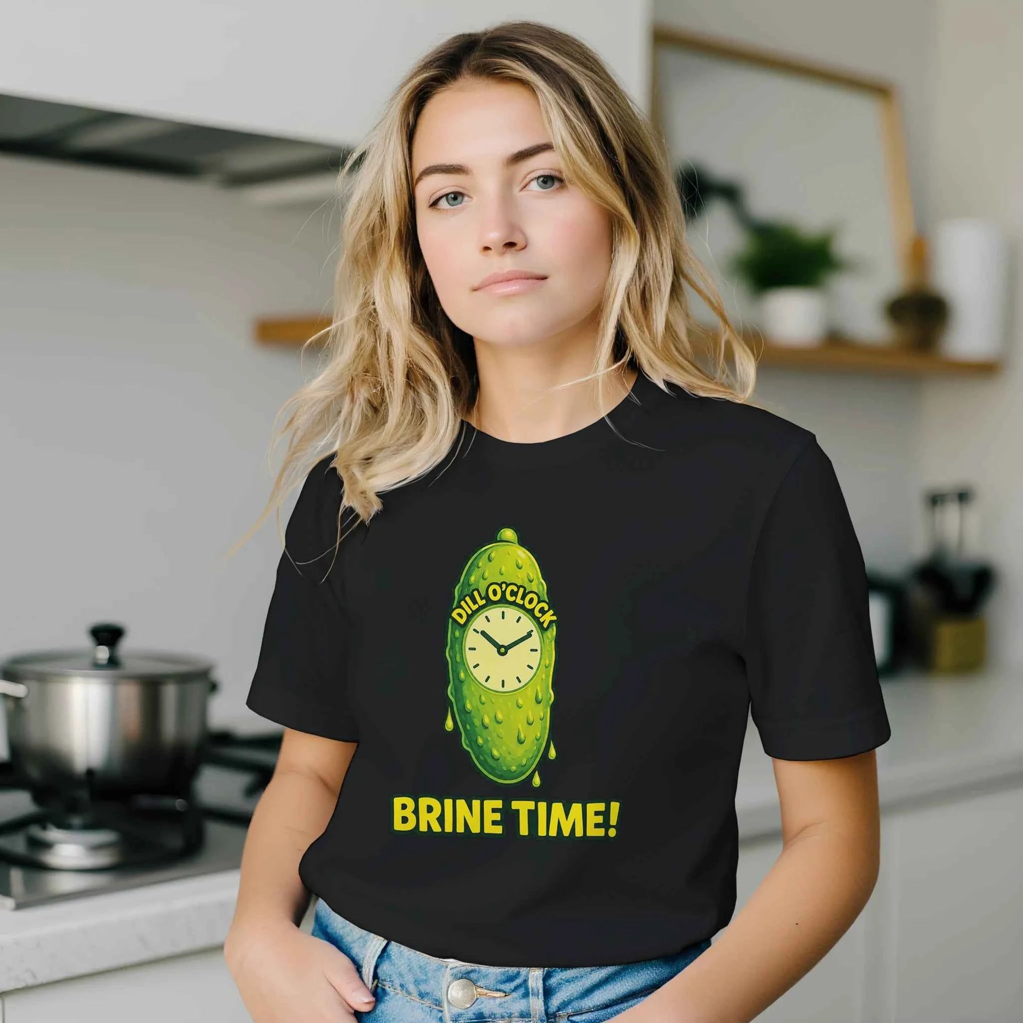 Dill OClock Brine Time Pickle T-Shirt