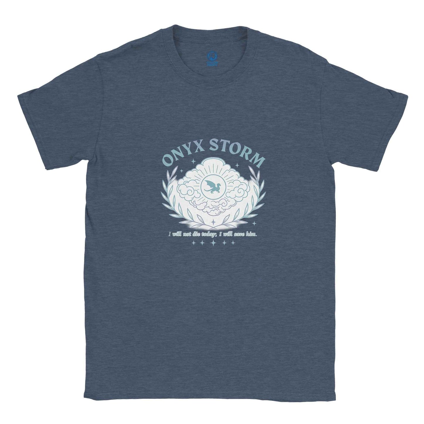 "Onyx Storm" Bookish T-Shirt – Mythical Dragon Reader Design