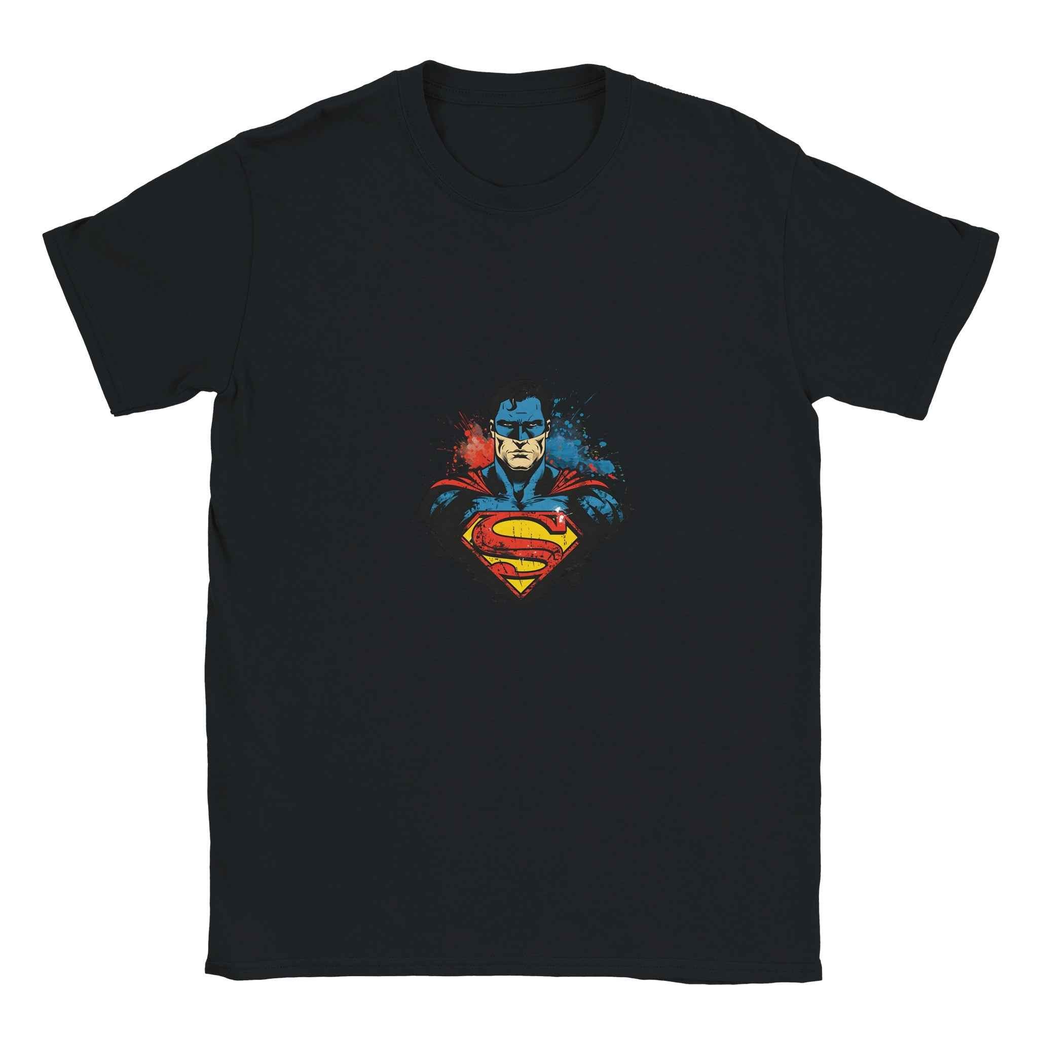 Superman T-Shirt – Heroic Comic-Inspired Graphic Tee in Your Choice of 10 Dynamic Colors