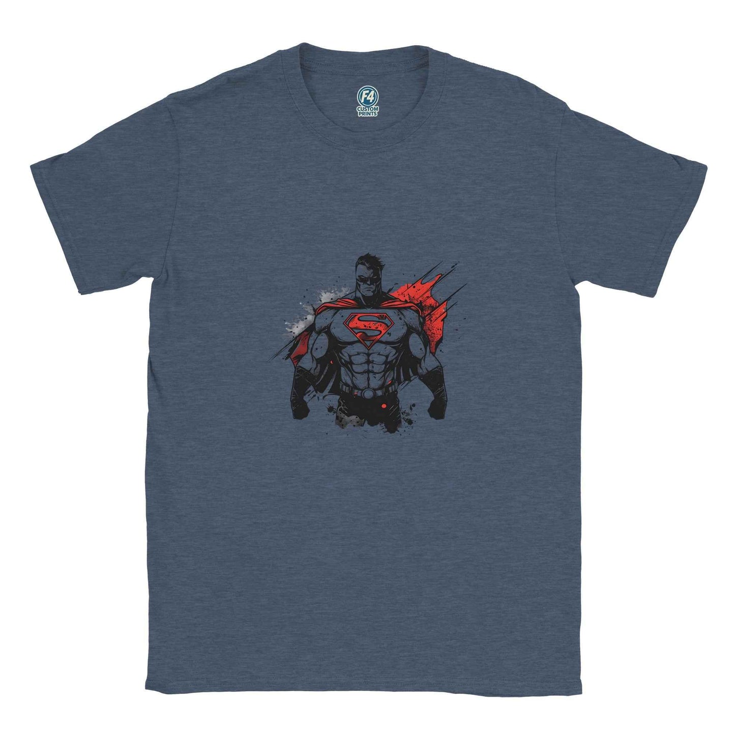 Shadow Superman T-Shirt – Heroic Comic-Inspired Graphic Tee in Multiple Colors