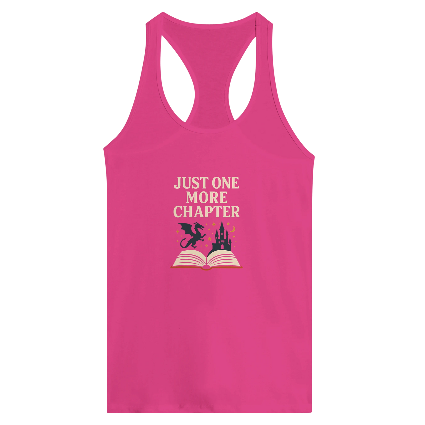 One More Chapter Women's Tank – Literary Racerback Workout Tee - F4 Custom Prints