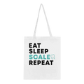 Eat Sleep Scale Repeat Dental Hygienist Tote Bag