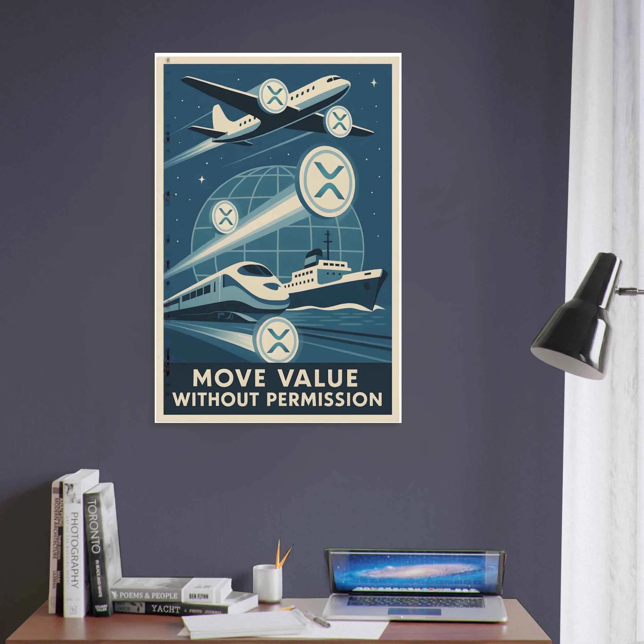 Crypto Propaganda XRP Fine Art Poster