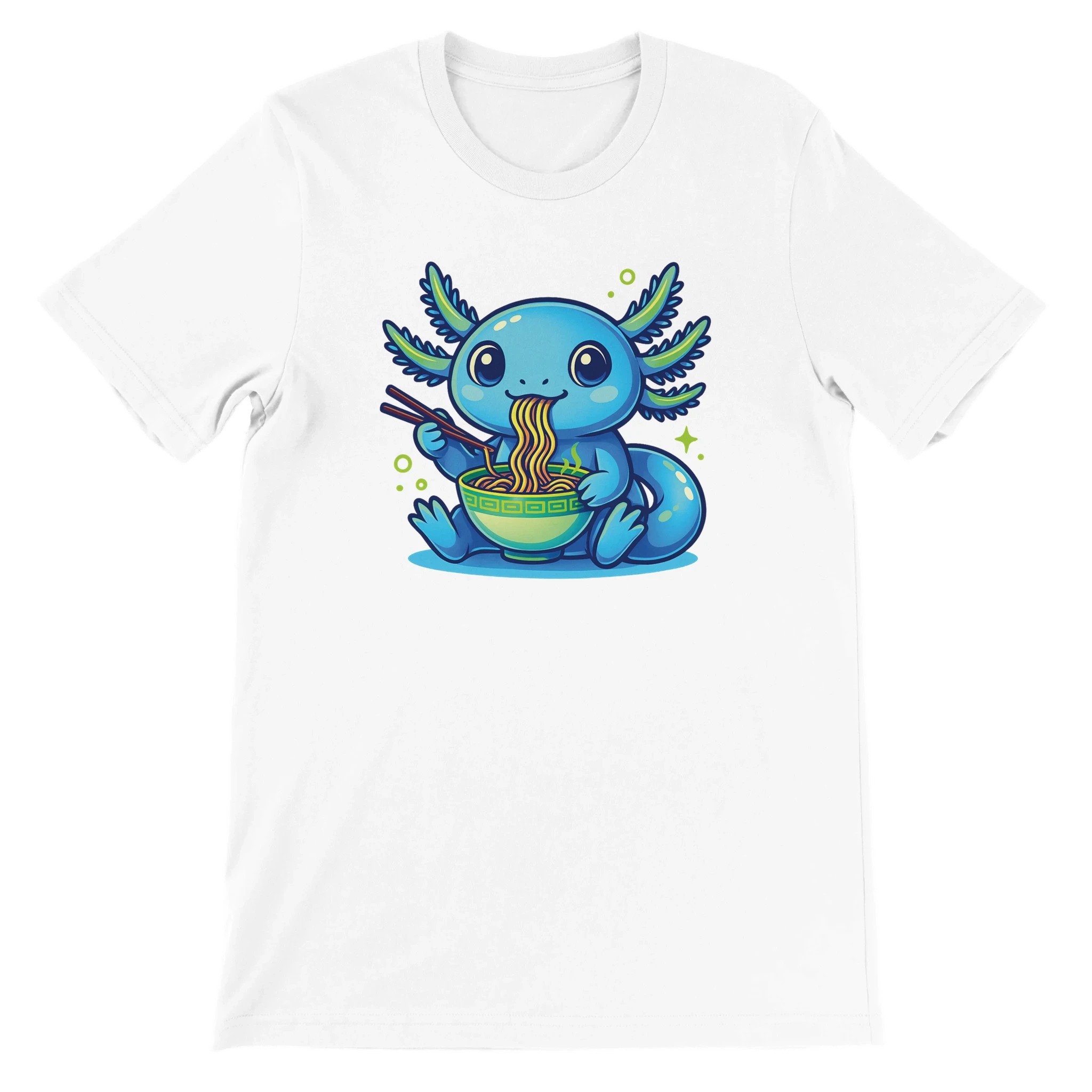 Kawaii Axolotl Ramen T-Shirt