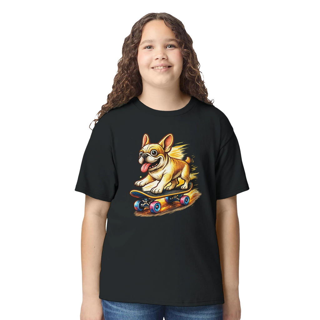 Kids Skater Frenchie T-Shirt
