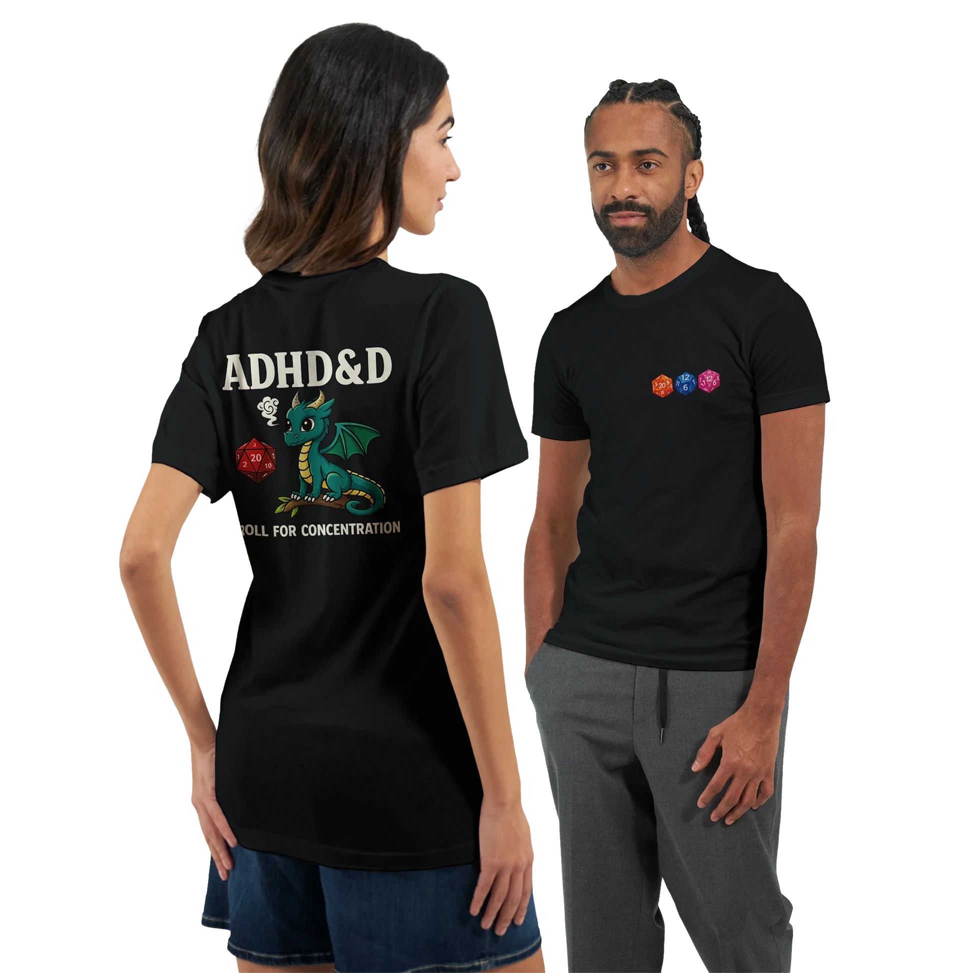 ADHD&D Roll for Concentration T-Shirt