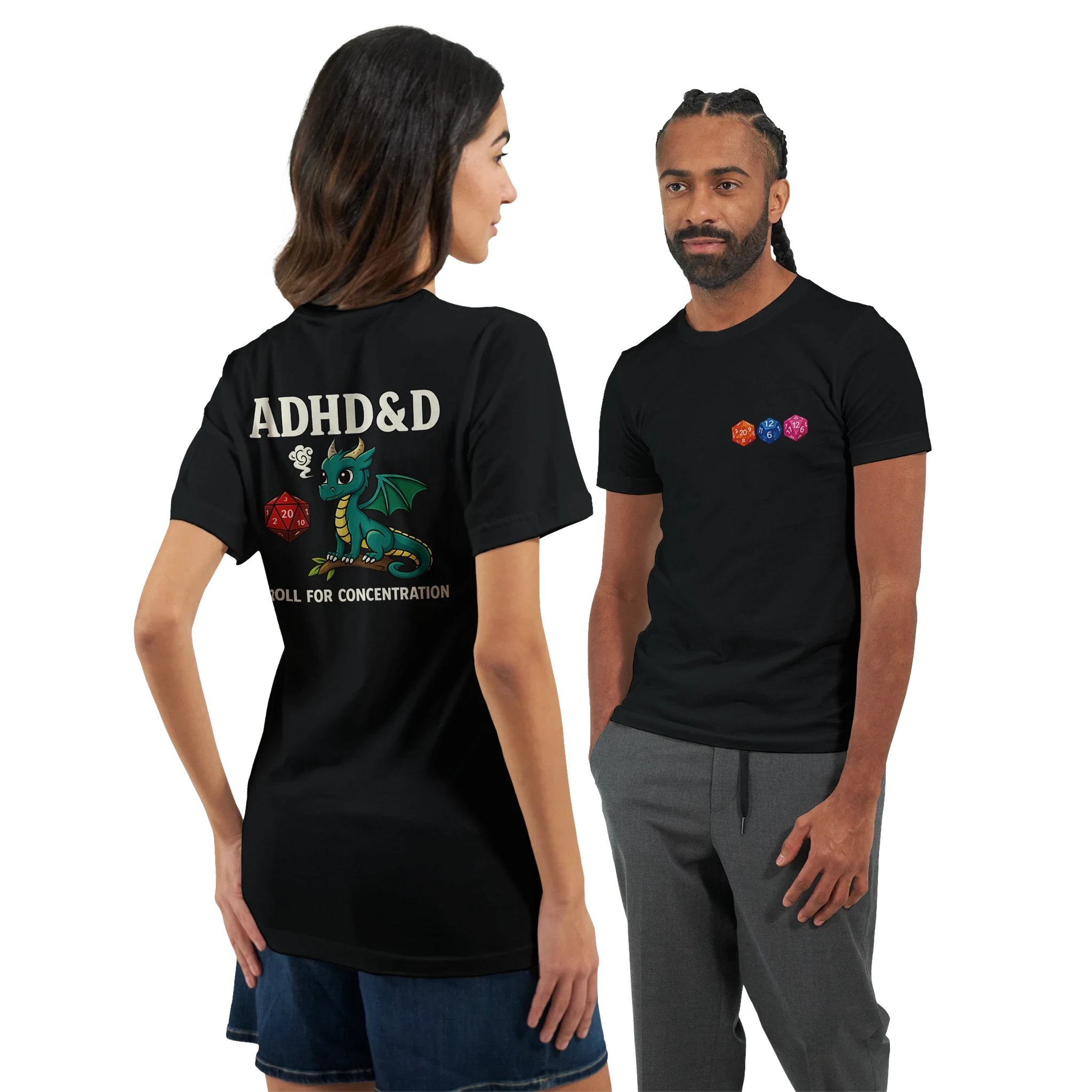 ADHD&D Roll for Concentration T-Shirt