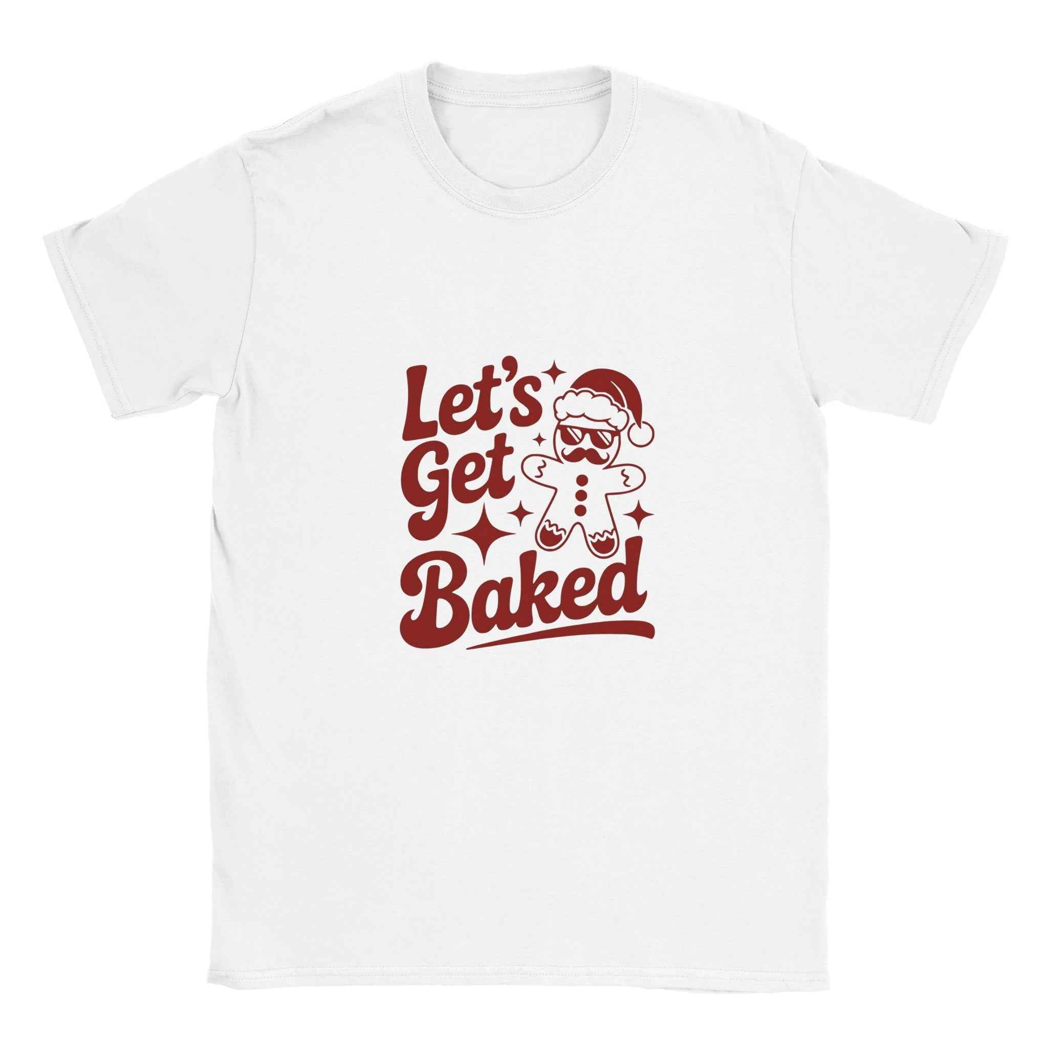 Let's Get Baked Christmas Shirt – Cool Gingerbread Man Holiday Graphic Tee