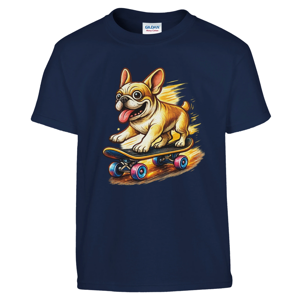 Kids Skater Frenchie T-Shirt