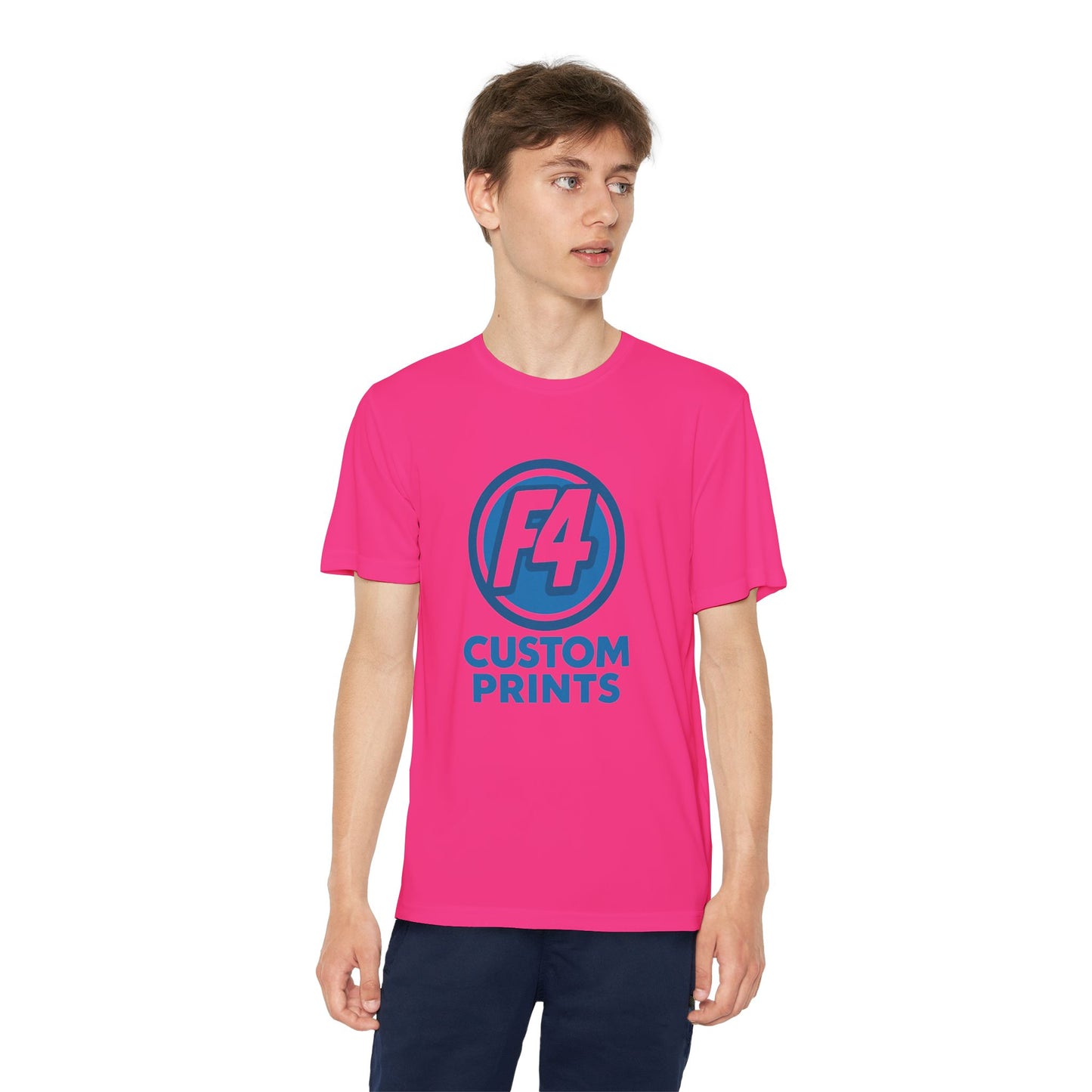 Personalized Name Custom Youth Dryfit Shirt | Sports Wear by F4