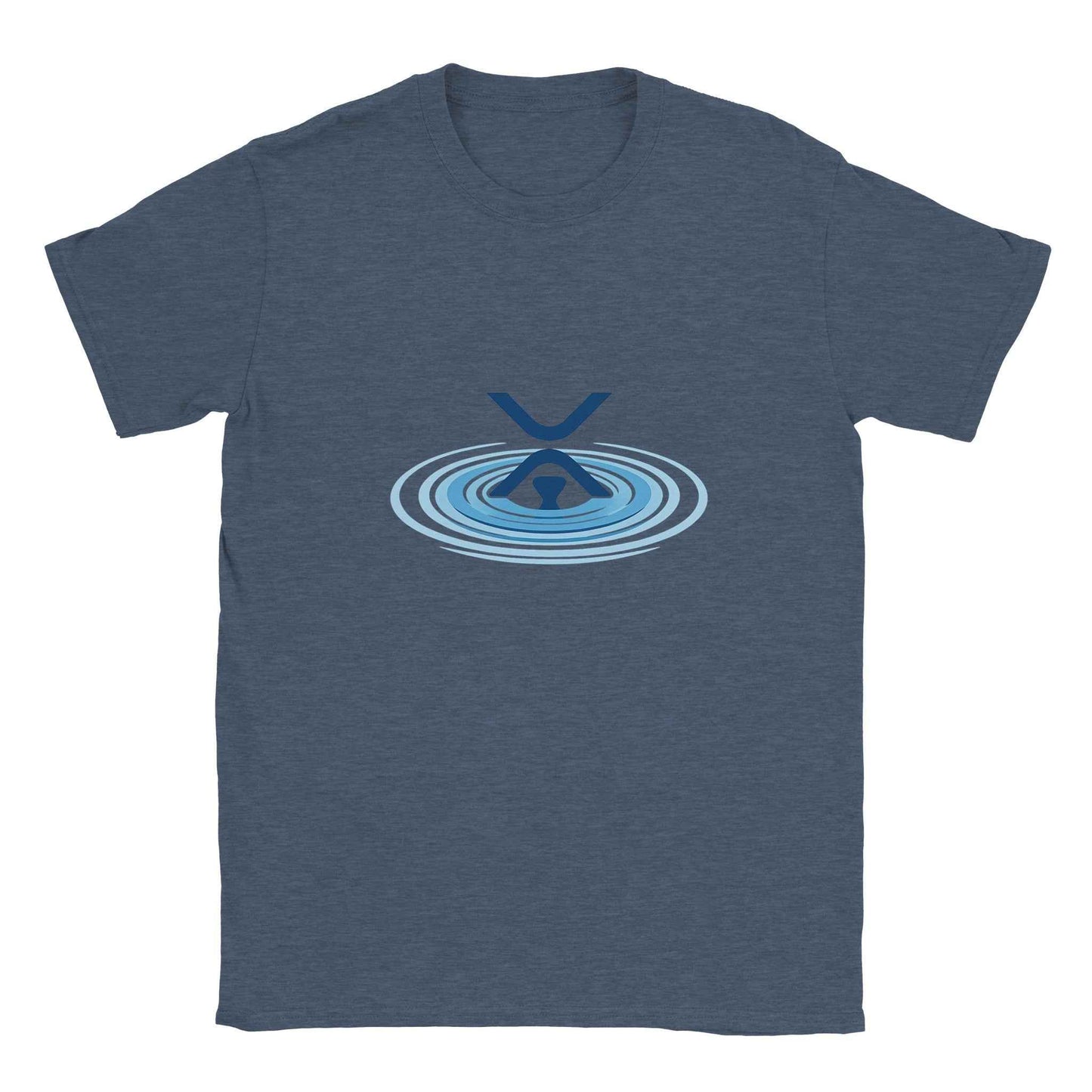 XRP Ripple T-Shirt – Ripple Effect Crypto Design in Your Choice of Eleven Shades