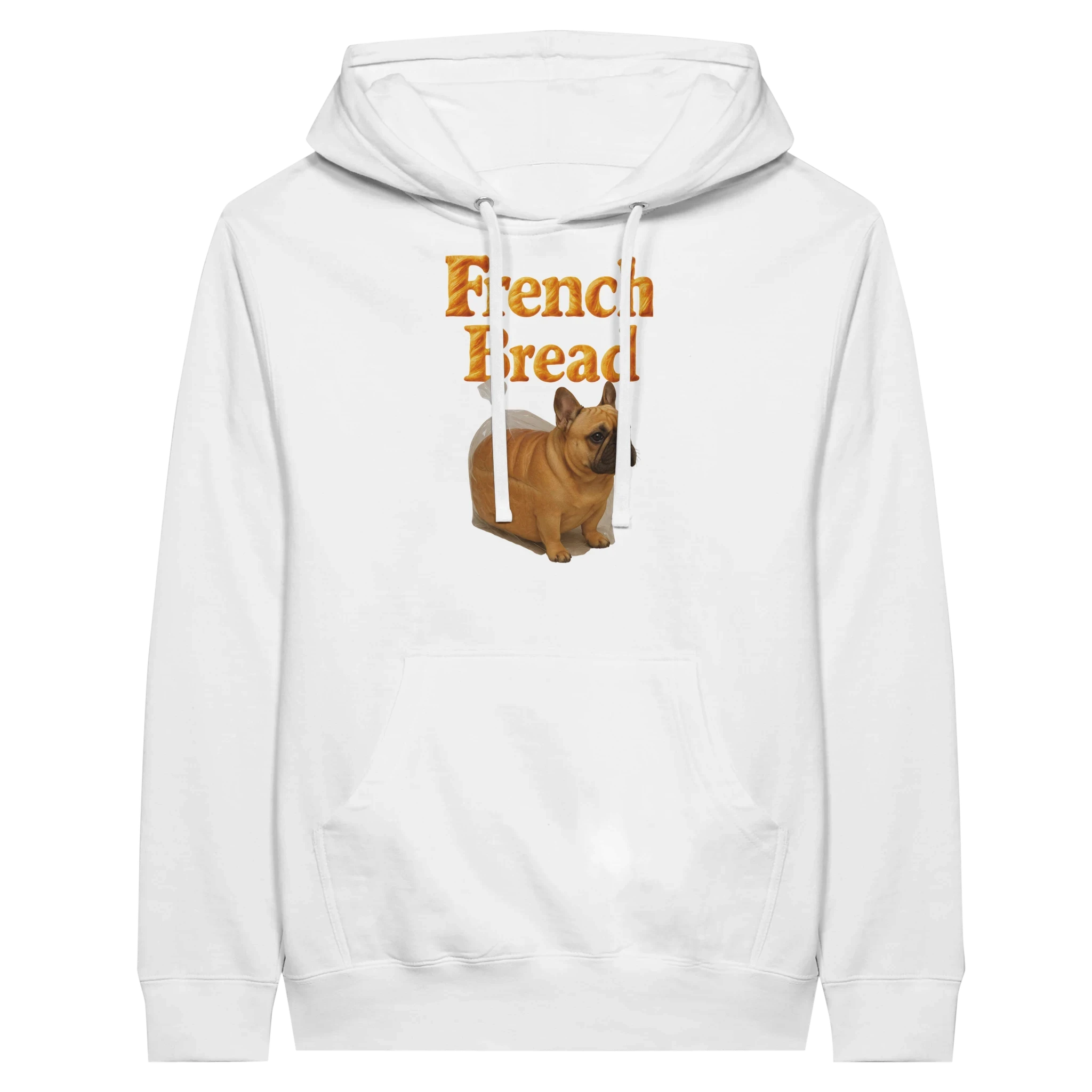 Funny French Bread Bulldog Hoodie