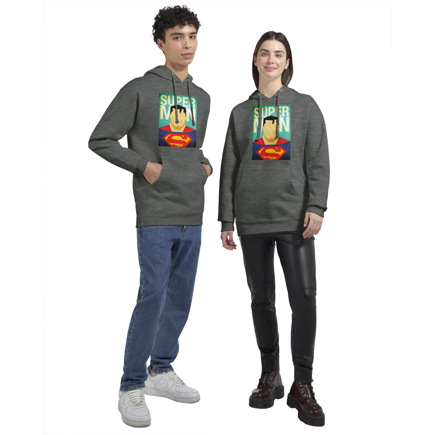 Retro Superman Inspired Hoodie