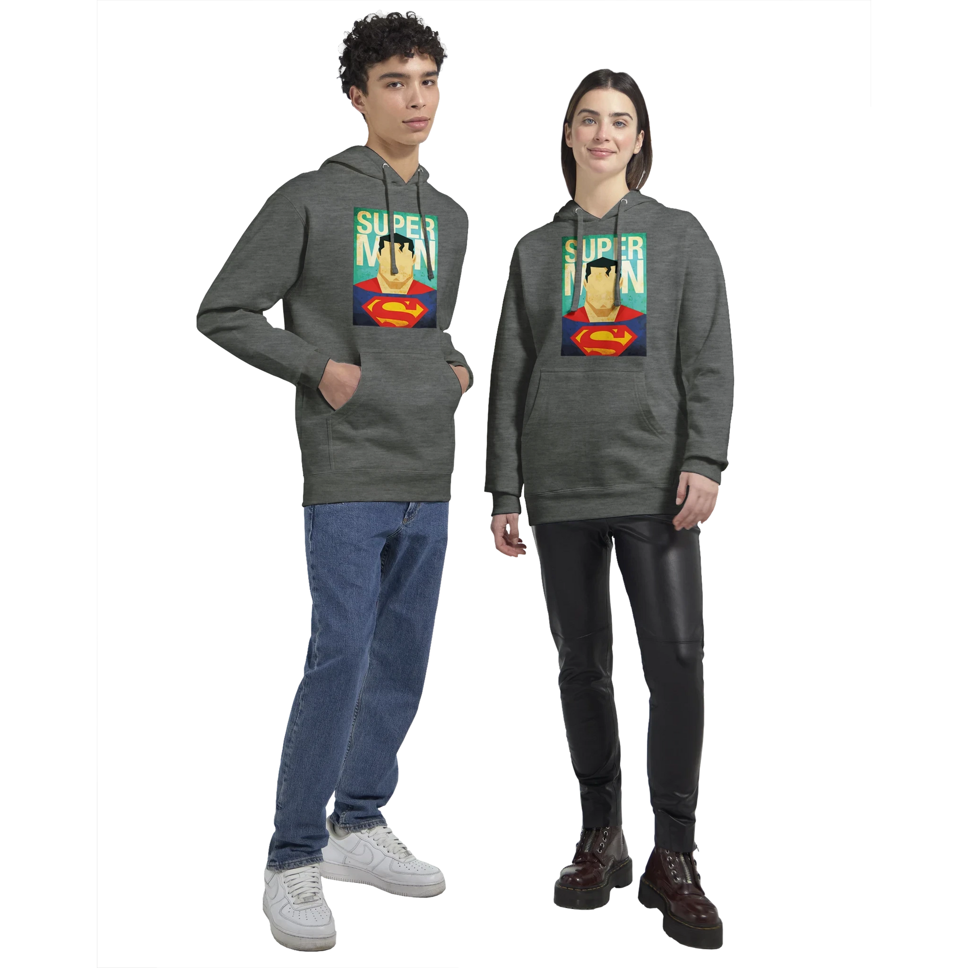 Retro Superman Inspired Hoodie