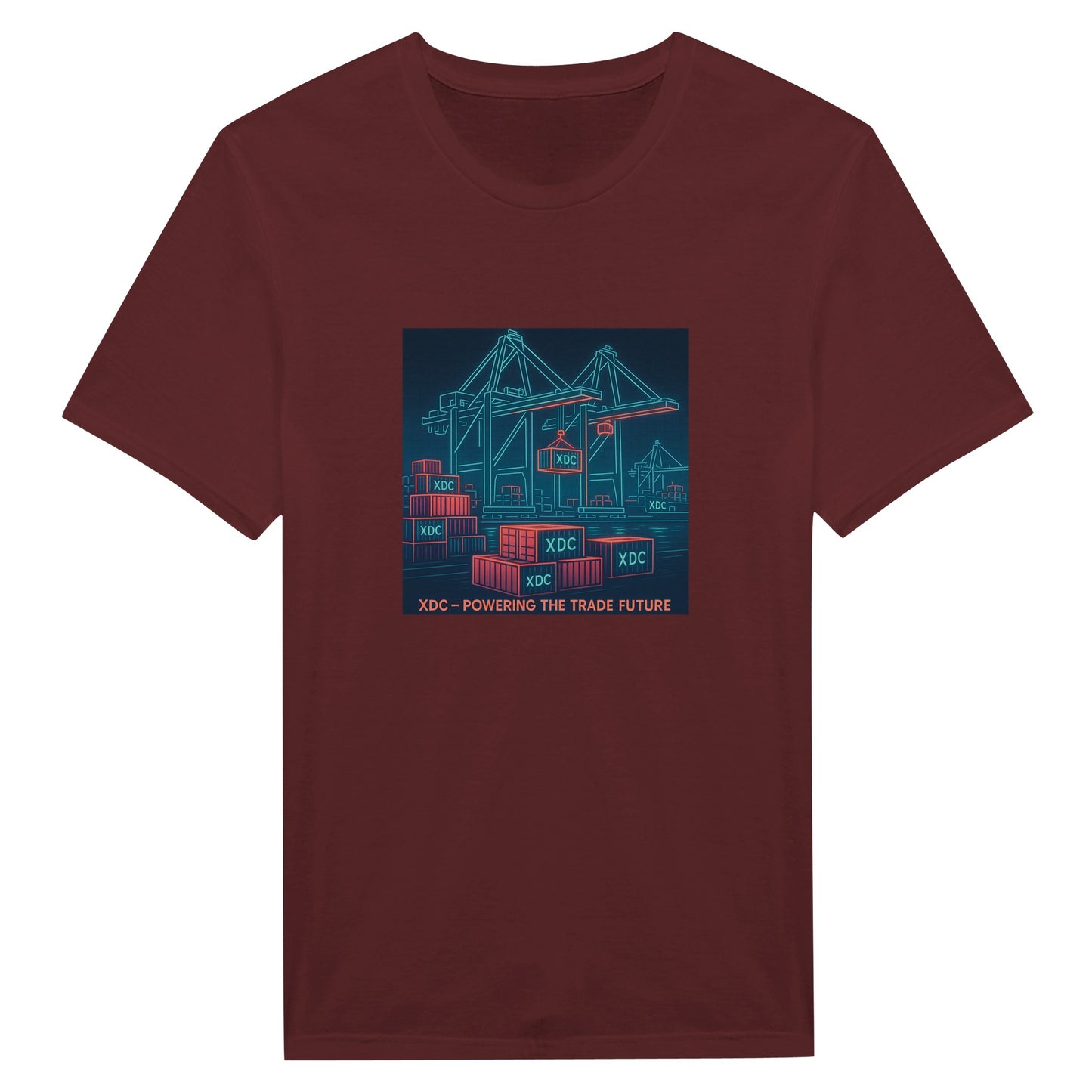 XDC Network Retro T-Shirt – Digital Trade Future Crypto Tee - F4 Custom Prints