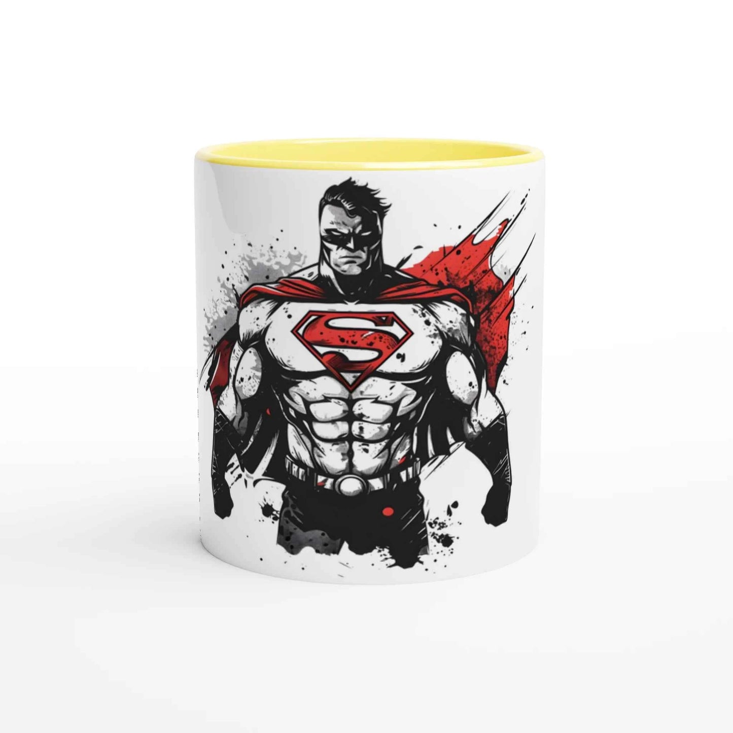 Shadow Superman 11oz Coffee Mug with Color Inside