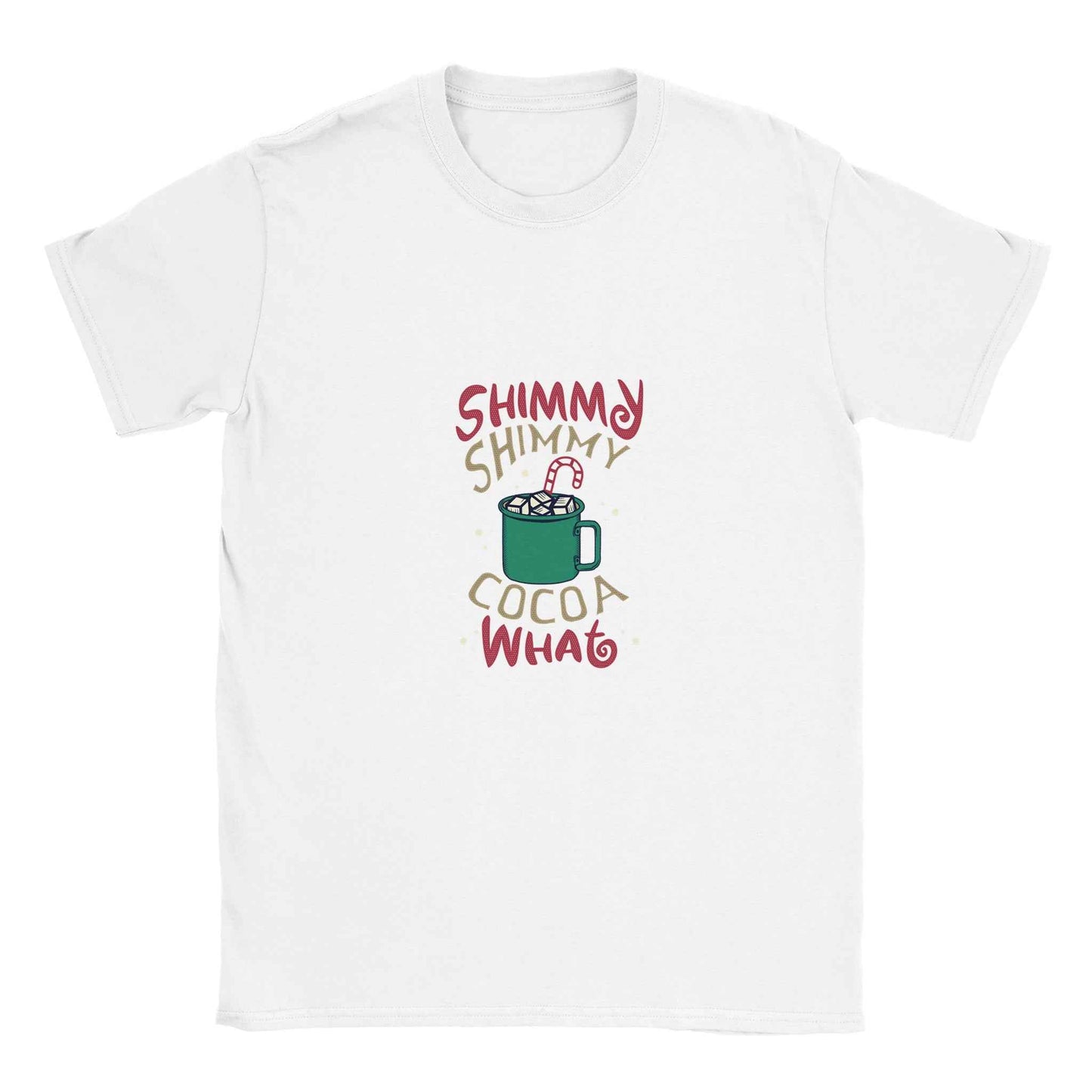 Shimmy Shimmy Cocoa What? Christmas Shirt – Festive Holiday Graphic Tee for the Whole Family