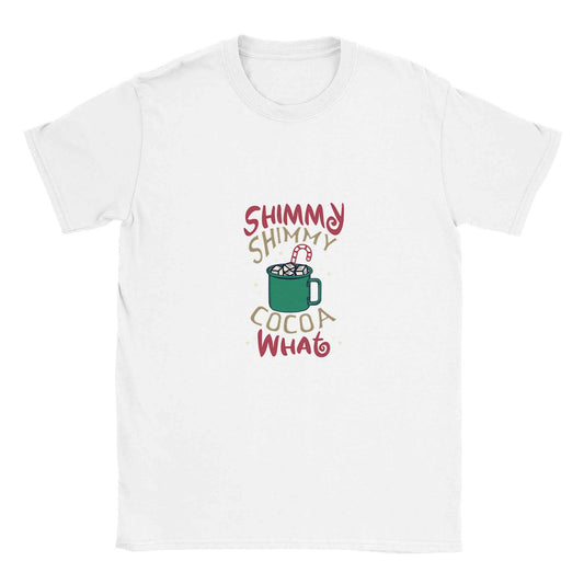 Shimmy Shimmy Cocoa What? Christmas Shirt – Festive Holiday Graphic Tee for the Whole Family