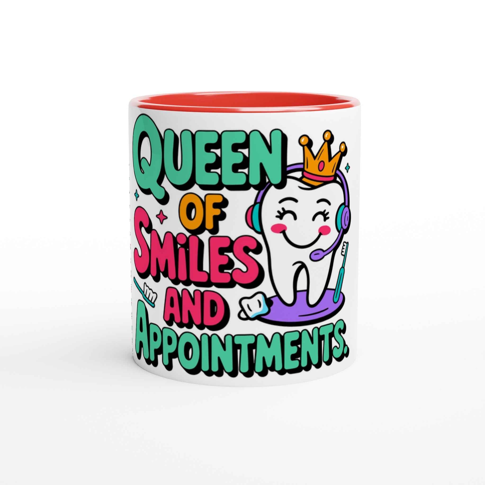 Dental Receptionist 11oz Coffee Mug with Color Inside